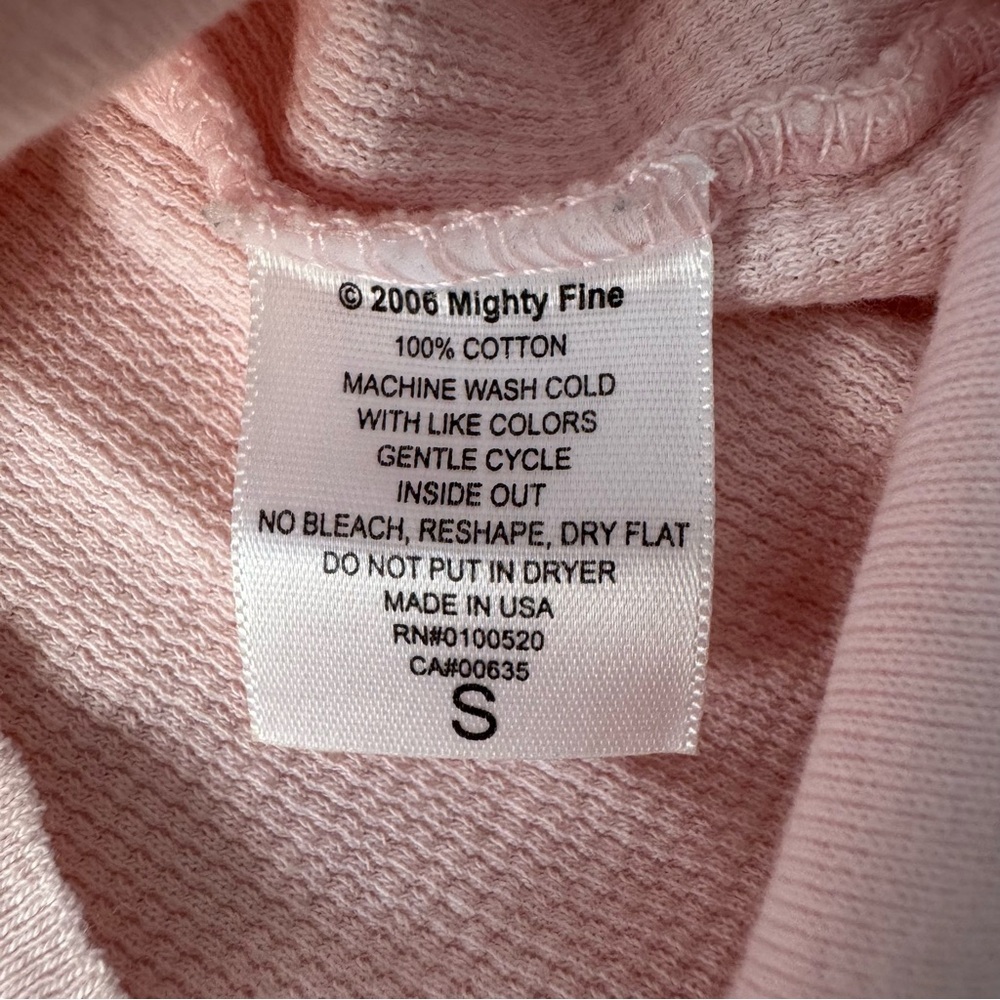 Hello Kitty Pink Thermal Long Sleeve T-Shirt - Picture 9 of 9